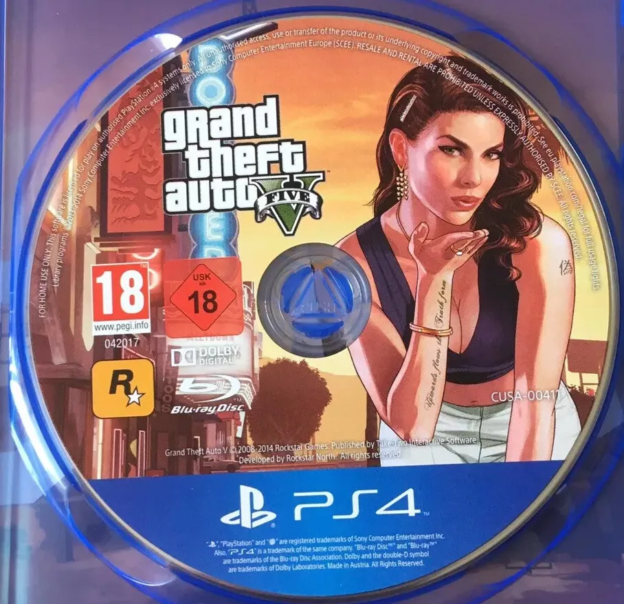 Ps5 Ps4 Pro 4K Playstation 5 GTAV GRAND THEFT AUTO Premium Edition GTA 5 inc MAP