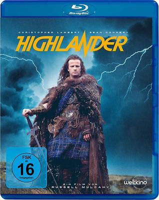HIGHLANDER - CHRISTOPHER LAMBERT/SEAN CONNERY/+   BLU-RAY NEU
