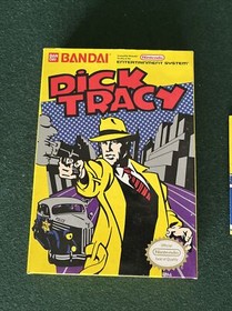 Dick Tracy NES Nintendo Video Game Box & Instruction Booklet Only *NO GAME*