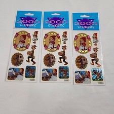 Vintage Little Red Riding Hood Sticker Set Lot of 3 from 2000 Holographic New