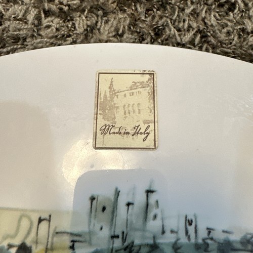 CE VA Ceramics Italian Hand Decorated Ceramic 15.5 Diameter Serving Platter - 第 2/4 張圖片