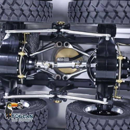 1/14 LESU RC Hydraulic Dump 6x6 Truck RTR 3-way Dumper Car Model I6S Front Hook - Picture 12 of 12