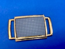 Vintage Gold Tone Dress Belt Buckle With Butterfly Makers Mark