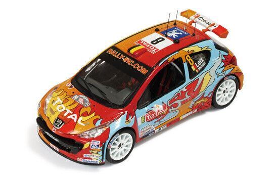 1/43 IXO RAM386 Peugeot 207 S2000 2009 Ypres Rally #8 Loix & Miclotte New