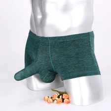 Men's Sexy Underwear Bikini Pants Pure Cotton Briefs Boxer Shorts Sexual Tools