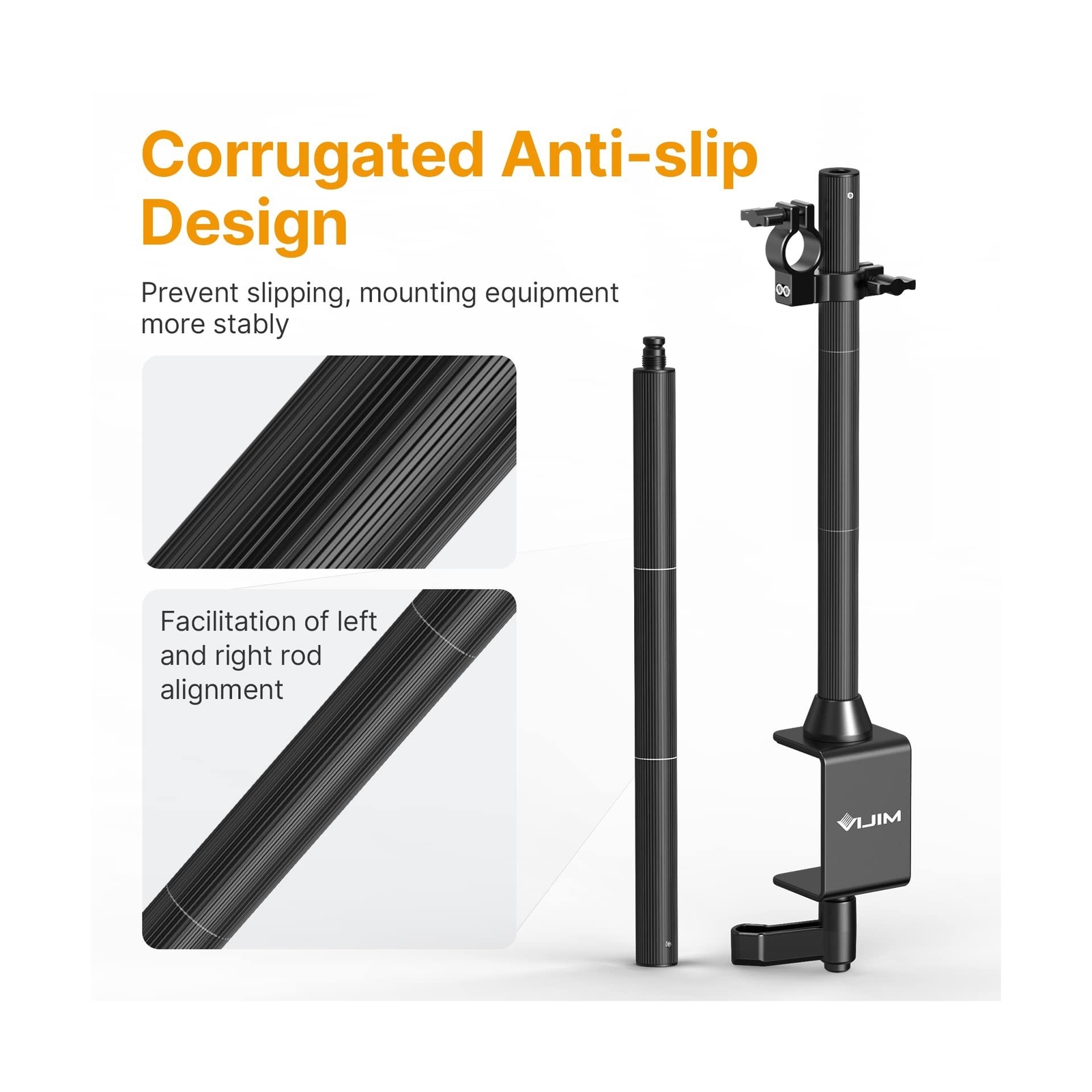 jusmo LS15 Desk Overhead Camera Mount Rig TopDown Shots, Professional