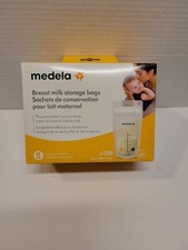 Medela Breast Milk Storage Bags 100 Count 6oz/180ml Clear with Measurements