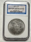 1883-O $1 MORGAN SILVER DOLLAR -NGC-BRILLIANT Uncirculated