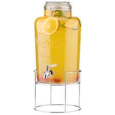 Dispenser per Bevande 8 L Distributore Acqua Fredda e Bibite con Rubinetto