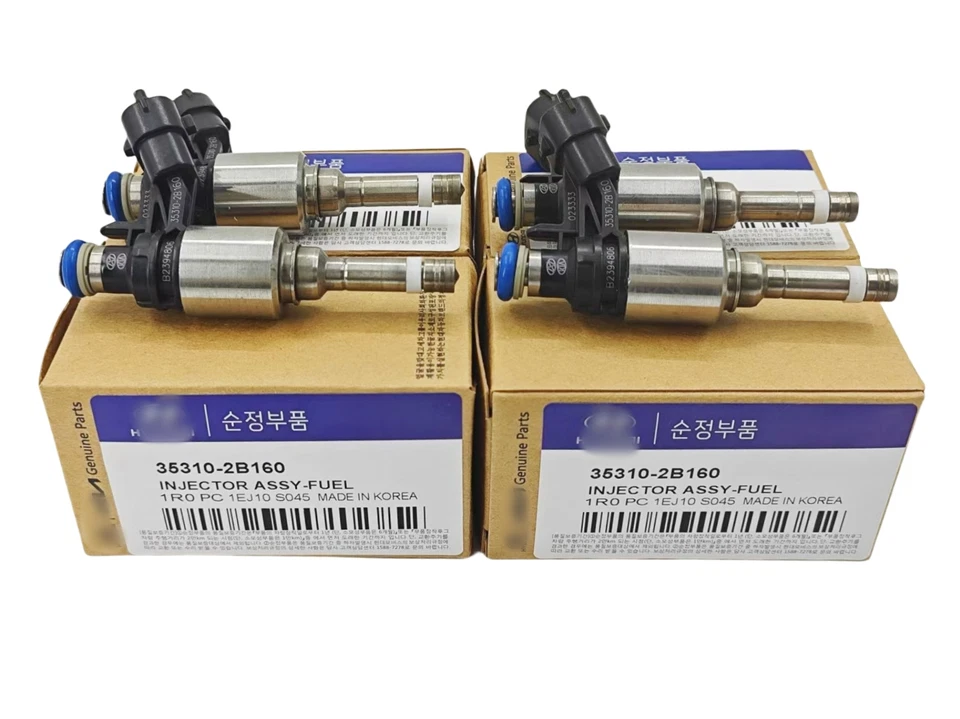 4X Genuine Fuel Injectors For Hyundai Veloster Tucson KIA 1.6L Turbo 35310-2B160 Foto 3 de 4