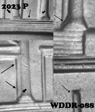 2023P WDDR-088 JEFFERSON NICKEL Doubled Die NEW LISTING EXTRA STEP ERROR VARIETY