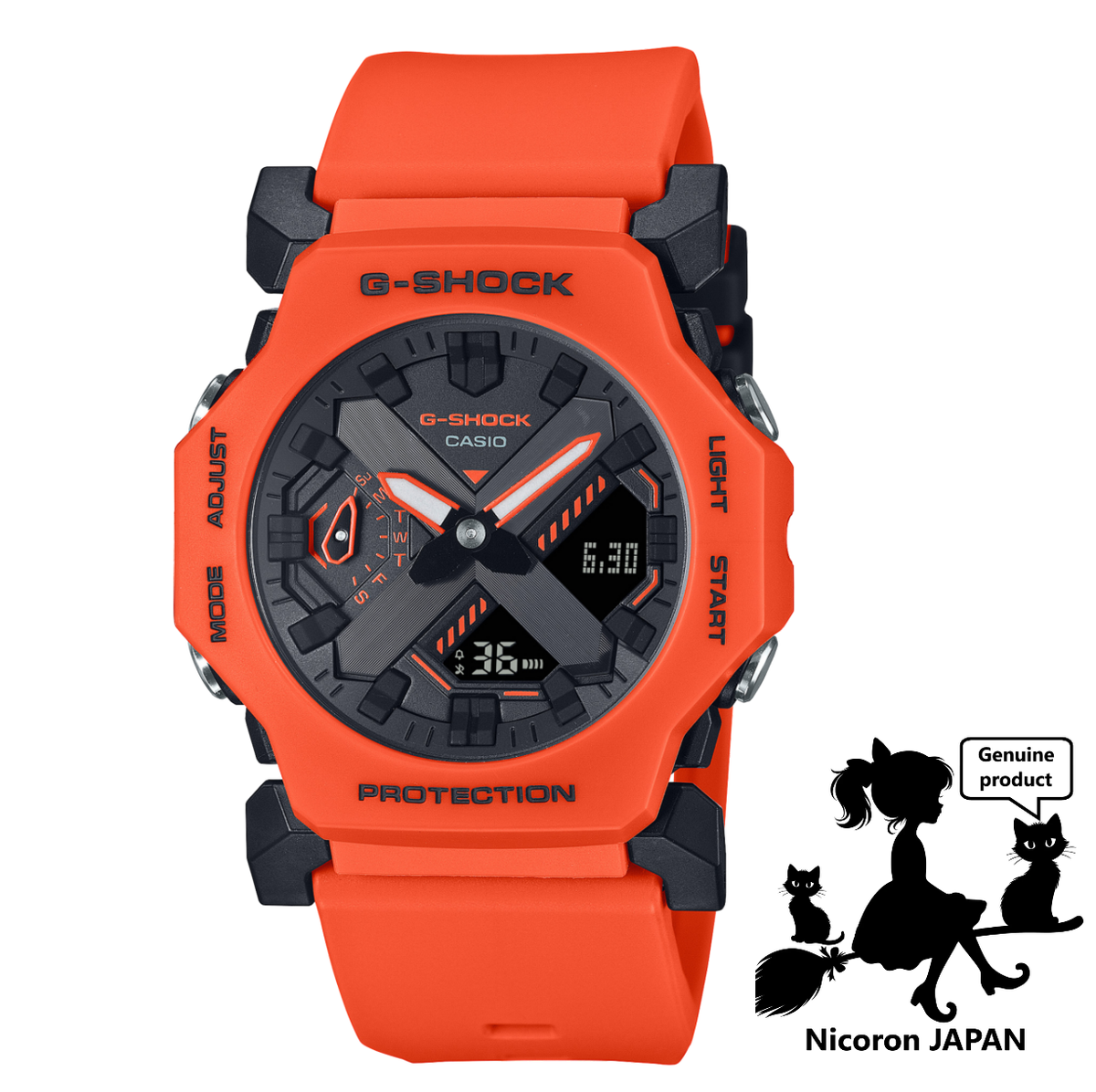 CASIO G-SHOCK Men's Watch GA-2300FL-4AJF ANALOG-DIGITAL Orange