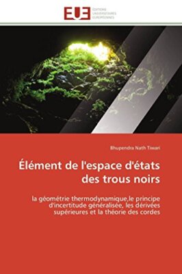 Element de l'espace d'etats des trous noirs                                    