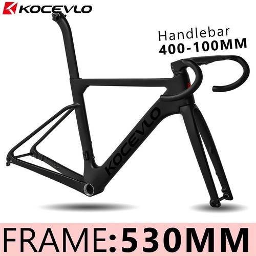 Carbon Road Bicycle Frame 440-560mm Frameset Full Internal Cable 700x32C Tire - Picture 7 of 48