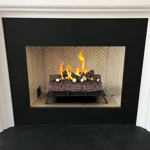 New Regal Flame 18 Ethanol Fireplace Grate Log Set With Burner