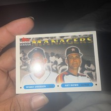 1993 TOPPS MAJOR LEAGUE MANAGERS #506 SPARKY ANDERSON / ART HOWE