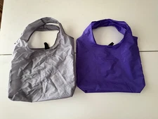 2 Reusable Shopping Tote Bags Washable NEW