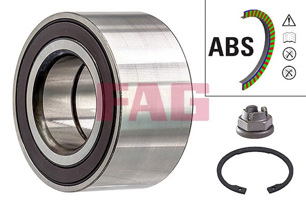 Radlagersatz Schaeffler FAG 713 6332 60 FüR Nissan Micra 5 K14 LPG DIG 117 100-image