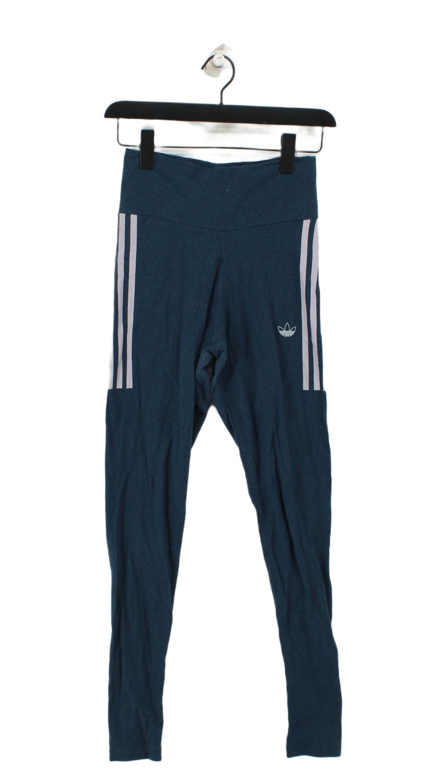 ALTRA Adidas Women's Sports Bottoms UK 10 Blue Striped 100% Other Leggings