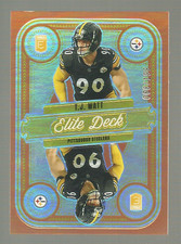 68/199 TJ Watt 2025 Panini Donruss Elite Deck Orange Steelers