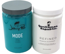 Johny B Mode Styling Gel & Gentlemen Republic Refined Molding Gel 32oz PACK OF 2