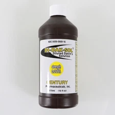 Di-Dak-Sol Diluted Dakin's Solution Wound Cleanser 16oz Twist Cap Bottle