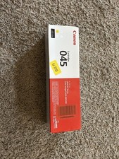 Genuine New Canon 045 Yellow Toner Cartridge new