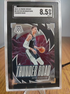 2023-24 Panini Mosaic - Thunder Road Victor Wembanyama #8 (RC) for