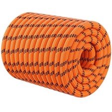 Double Braided Arborist Rigging Rope - 3/4 in X 220 ft 24 Strands Rappelling ...