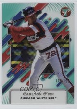 2025 Topps Pristine Aqua Refractor 118/199 Carlton Fisk #87 HOF 1az7
