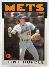 1986 Topps - Clint Hurdle #438 New York Mets