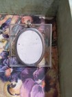 Antique Victorian Miniature  Porcelain Portrait Lady 800 Sterling Silver Pendant — photo 6