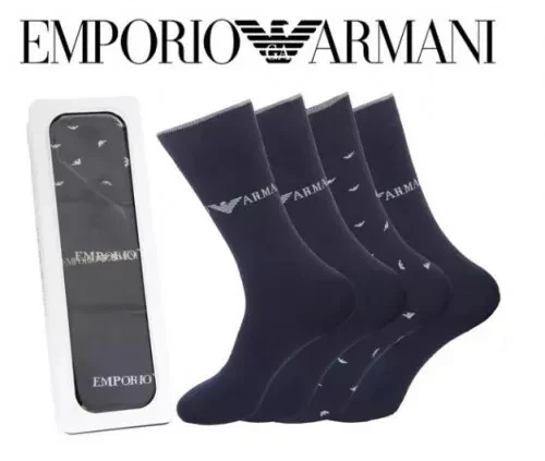 Emporio Armani Men's Socks Gift Box Set of 3 Navy UK 6.5-11