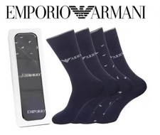 Image of Emporio Armani Men's Socks Gift Box Set of 3 Navy UK 6.5-11