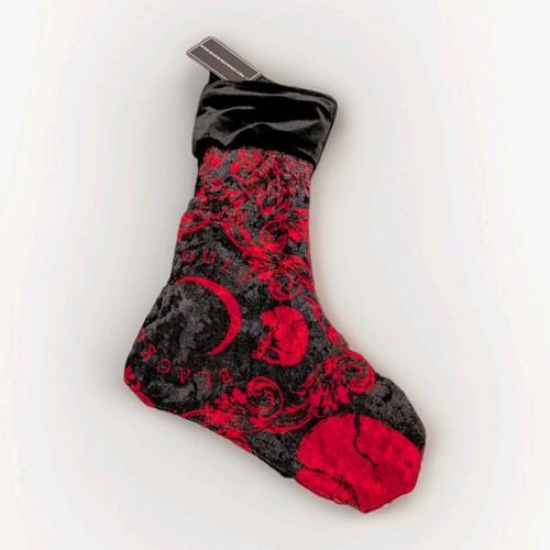 BlackCraft Kult Gothic Weihnachtsstrumpf sehr einzigartig und selten nagelneu mit Etikett - Bild 2 von 2