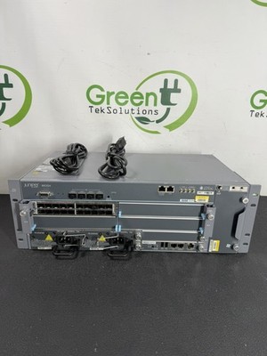 Juniper CHAS-MX104-S Router w/ MIC-3D-20GE-SFP 20x1G SFP 2x PSUs