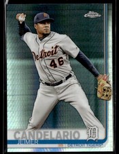 2019 Topps Chrome #63 Jeimer Candelario Prism Refractor Baseball Card 0603I