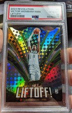 Victor Wembanyama DIE CUT PRIZM RC PSA 10 SP 2023 Revolution LIFTOFF WOW NICE !!