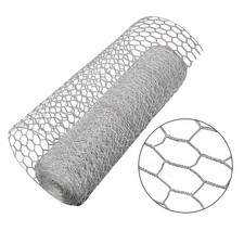 24In×100FT Galvanized Poultry Net - Fencing Chicken Wire 1" Hole Poultry Mesh 0.44 per foot