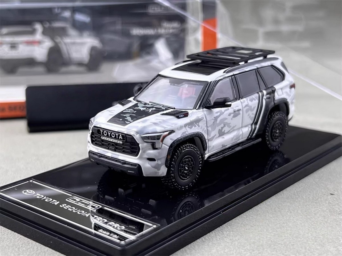 GCD 1/64 Scale Toyota Sequoia TRD Pro SUV Camouflage Diecast Model