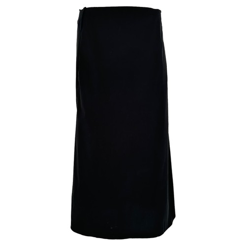 Jil Sander, Jil Sander Vintage Midi Skirt In Cotton Women Black Size 38