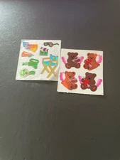 Vintage 1980s 2 Sandylion Stickers