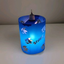 Sonic Hedgehog Game Lampshade Gamer Kids Boys Girls Teens Bedroom Present Fun