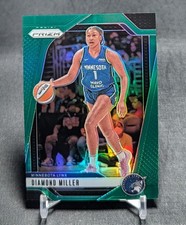 Diamond Miller Green Holo 2024 Panini Prizm WNBA Card #63 Minnesota Lynx