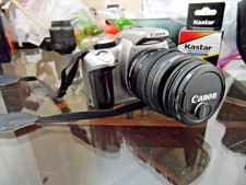 CANON EOS REBEL XT DIGITAL CAMERA BUNDLE 18-55 LENS 8 MEGAPIXEL READY TO SHOOT