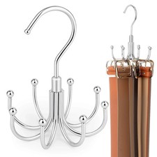 ZEDODIER Belt Organizer for Closet, Heavy-Duty Rotating Belt Hanger Rack Hold...