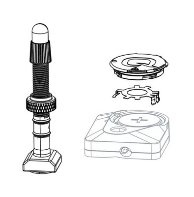 QUARQ Kit mit 2 Ventilen für Drucksensor TYREWIZ 101 XPLR (CON LLAVE DE VALVULA)