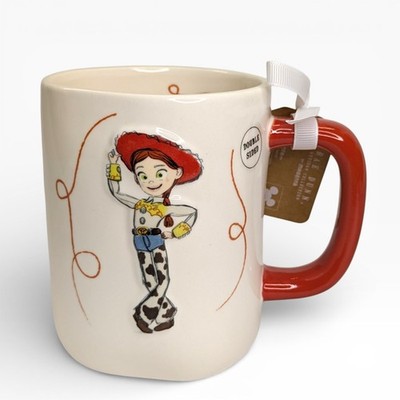 Rae Dunn Disney Pixar Toy Story Jessie ''YEE HAW'' Mug Red Double Sided NWT