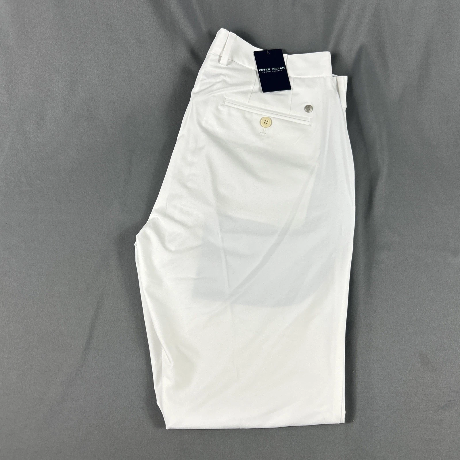 Peter Millar Golf Pants Crown Crafted 34 x 32 White Polyester Spandex MSRP $185
Opens in a new windo