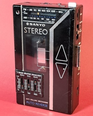 Sanyo MGR-80 Vintage Walkman Cassette Player & Radio